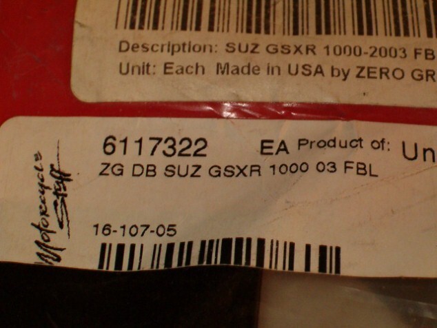 2003-2004 Suzuki GSXR1000 "Zero Gravity" Blue Windshield - NEW!