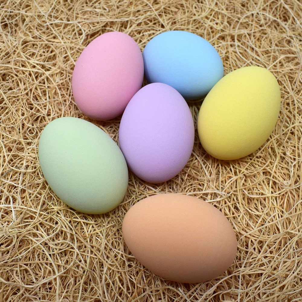 Ceramic Nest Eggs 6-Pack (Pastel)