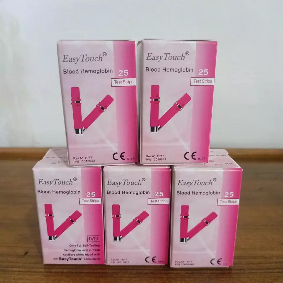 EasyTouch Blood Hemoglobin Test Strips 1 box( 25 Test Strips)