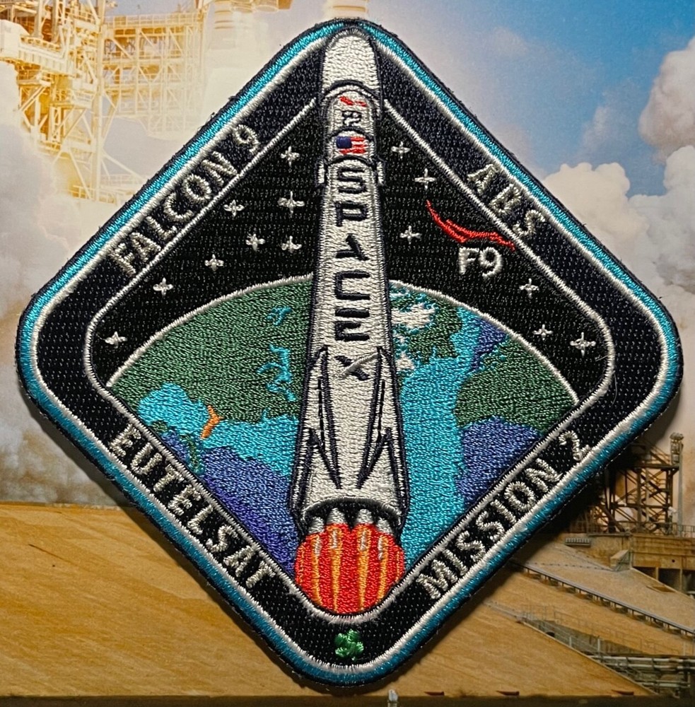EUTELSAT MISSION 2 ABS FALCON 9 F9 SPACEX PATCH 🚀
