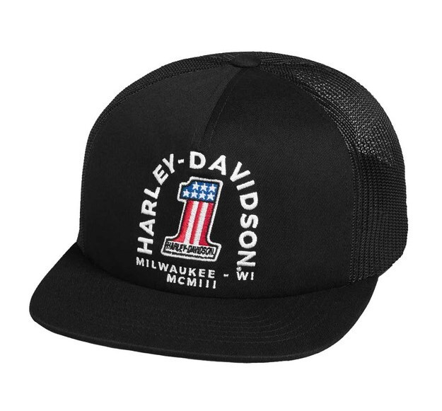 Harley-Davidson Harley Davidson #1 Trucker Baseball Hat