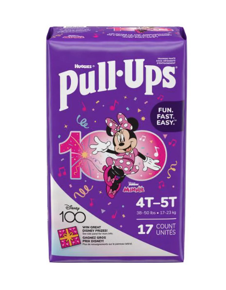 Pull-Ups Training Pants, Disney Junior Minnie, 4T-5T (38-50 lbs) 17 training pan