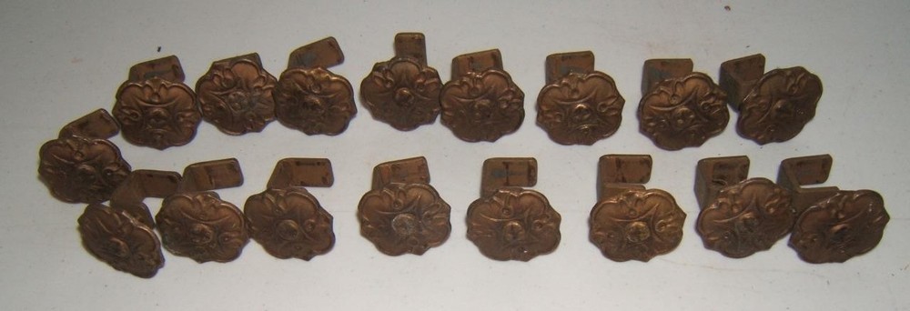 16 ANTIQUE CURTAIN BRACKET TIE BACKS