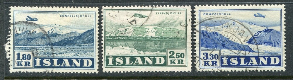 Iceland #C27-29 Airplane Complete Set [Used]