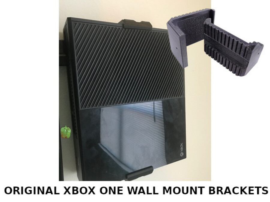 Wall Mounting Hardware Brackets for Microsoft Xbox One Console (Original)