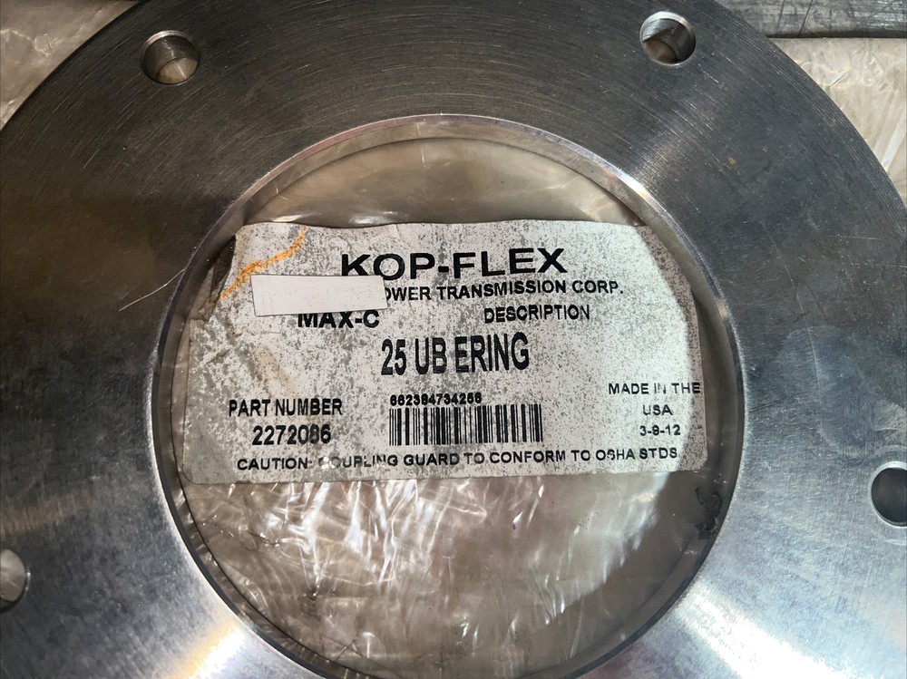 KOP-FLEX 25 UB ERING Elastomeric Coupling End Ring - Style Ub - Size 25 2272086