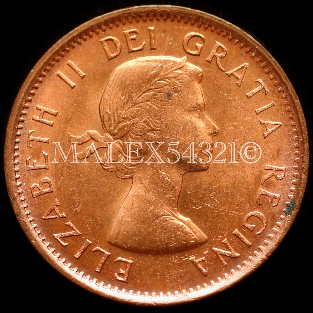 🇨🇦​ CANADA 1956 1 CENT UNCIRCULATED FROM ROLL