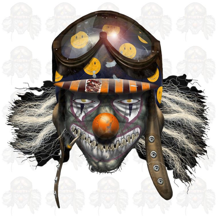 Clown Pilot Graphics Decals RC Plane Airplane