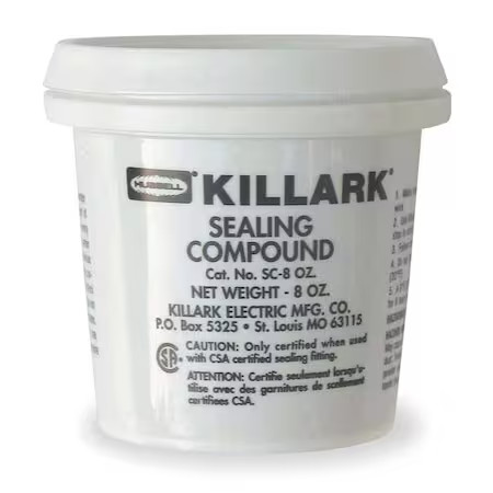 Hubbell Killark Sc-8Oz Sealing Compound, 8 Oz