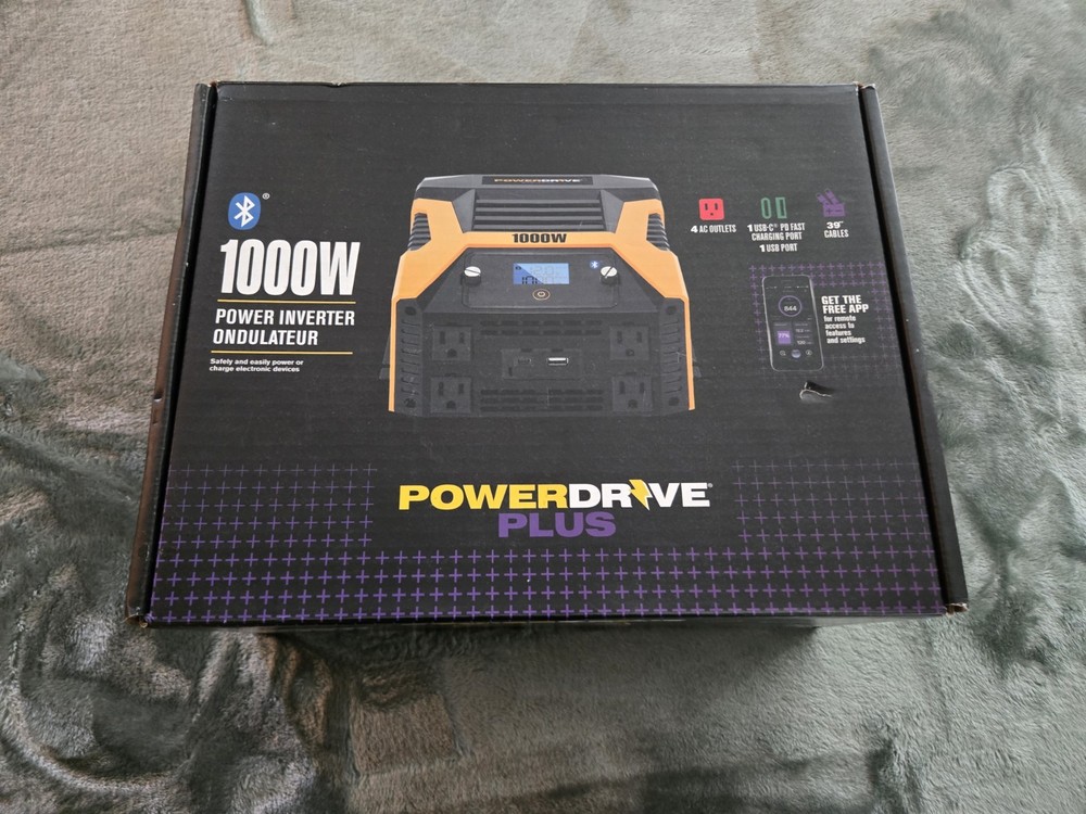 Powerdrive PD1000 1000W Power with Bluetooth Inverter
