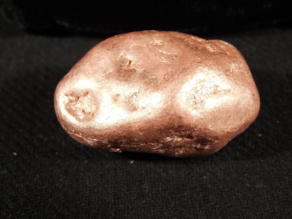 Heavy Solid 100% Natural COPPER NUGGET or Native Copper Float Michigan 184gr