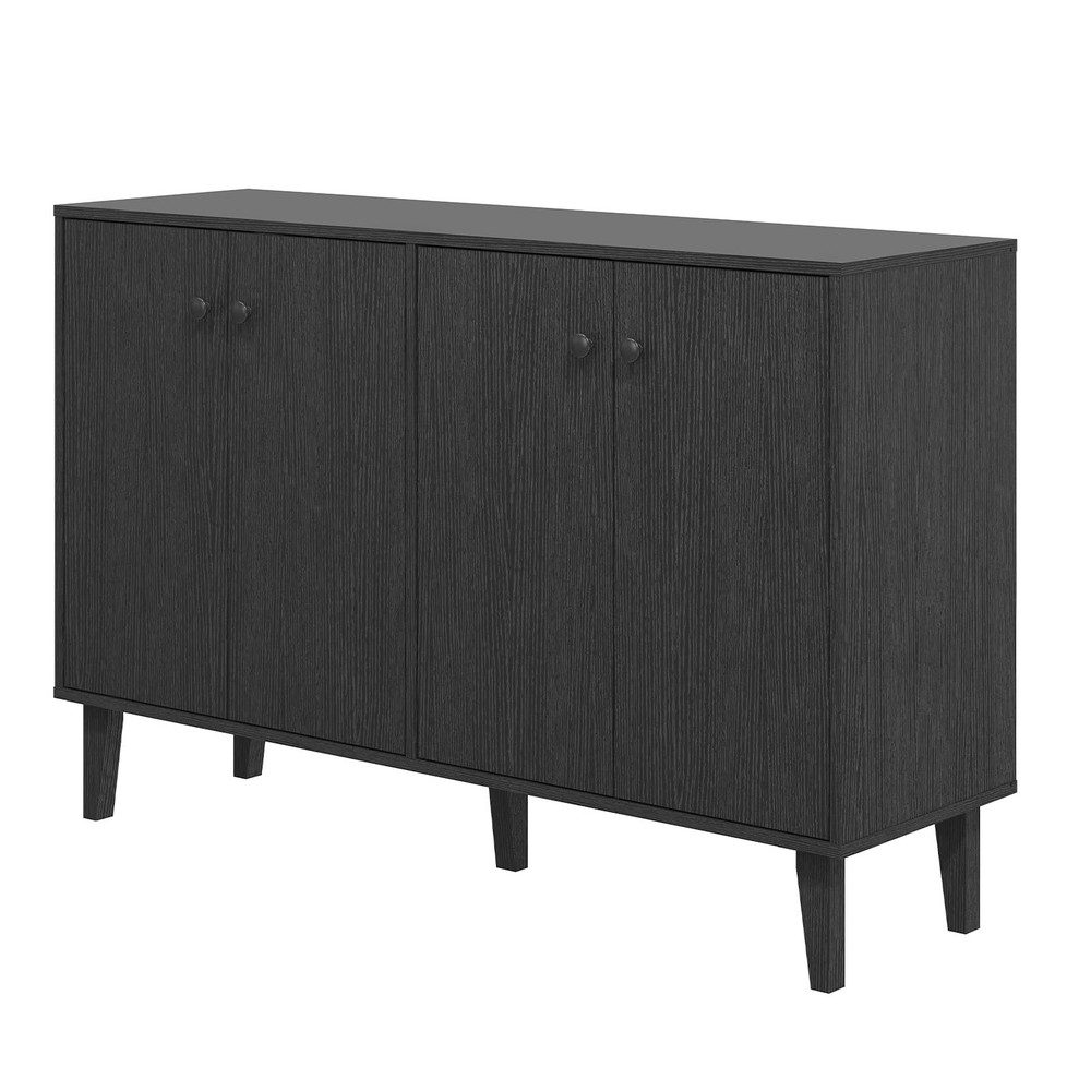 Sideboard Buffet Cabinet Kitchen Storage Cabinet Living Room 4 Doors Console ...