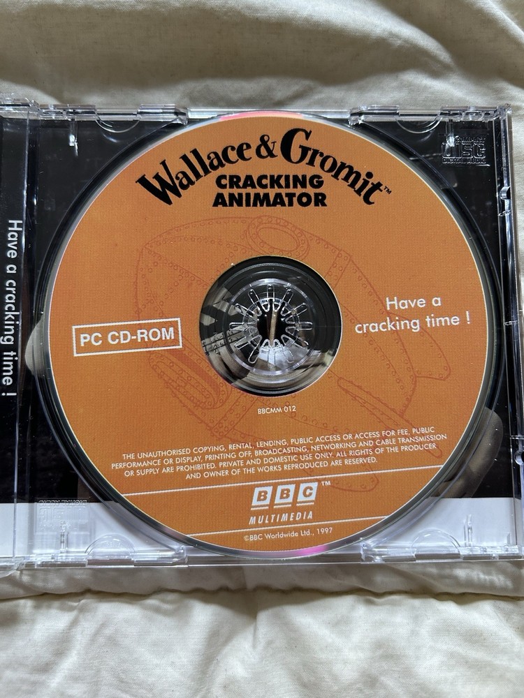 Wallace & Gromit Cracking Animator CD-ROM Game