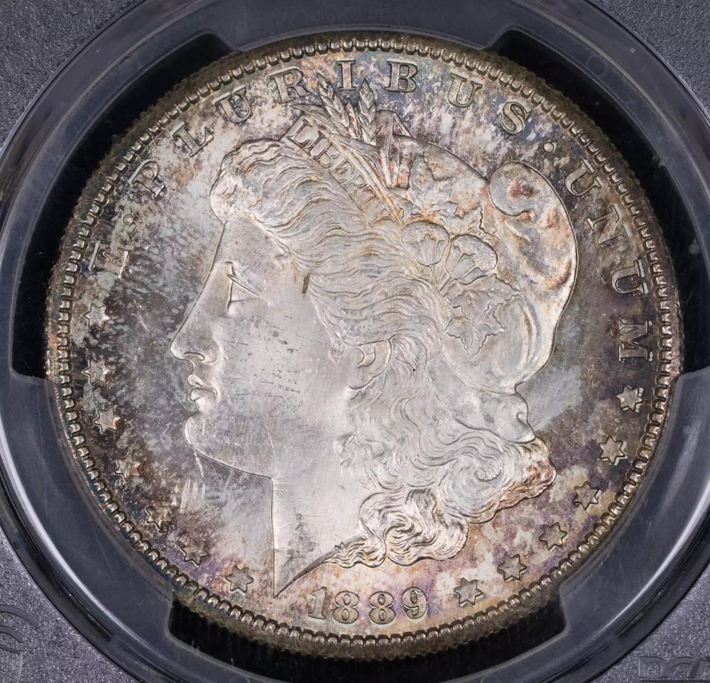 1889 S Morgan Silver Dollar PCGS MS-64