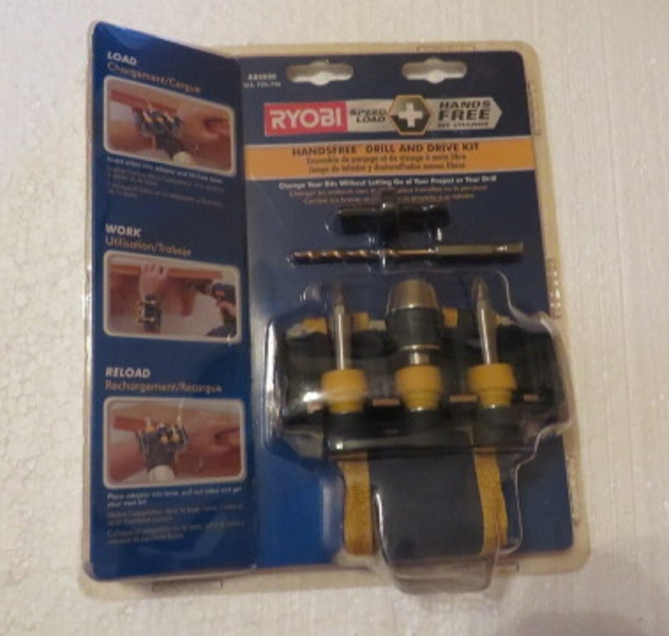 RYOBI HANDS FREE DRILL & DRIVER SET, SEALED,