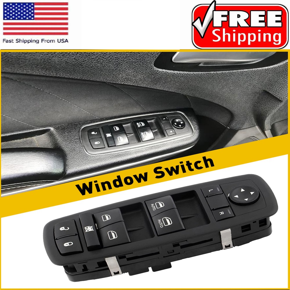 Driver Side Door Window Switch Panel Control For 2017 2018-19 Chrysler Pacifica