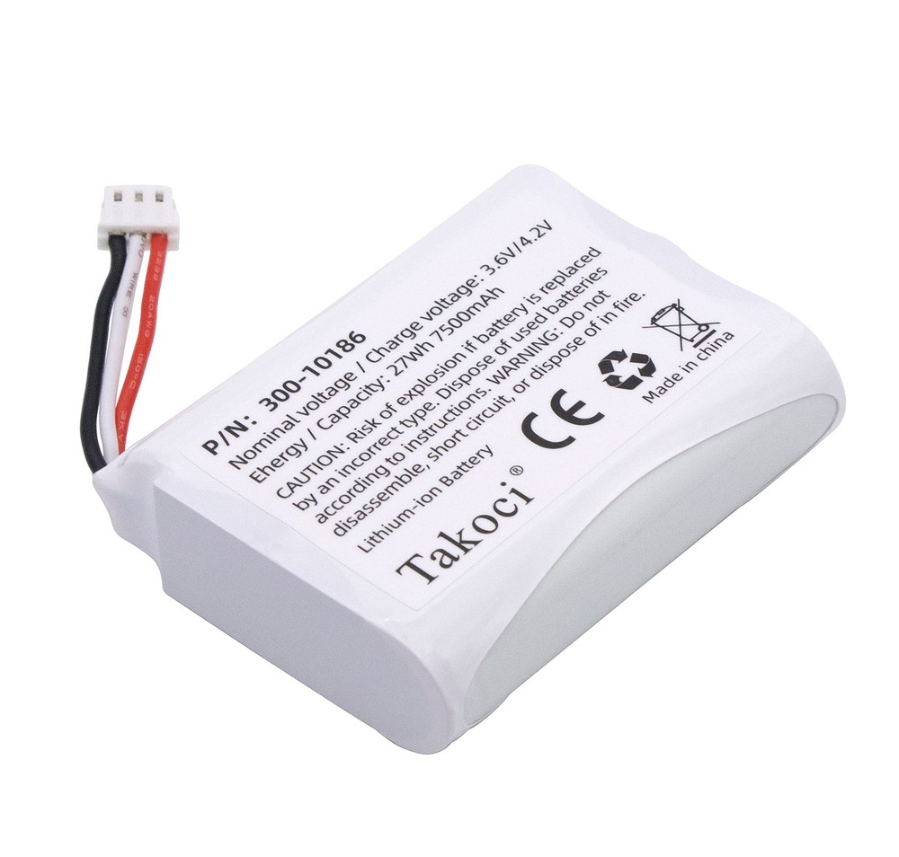 Replacement Battery 300-10186 for ADT Command Smart Security Panel 7500mah 3....