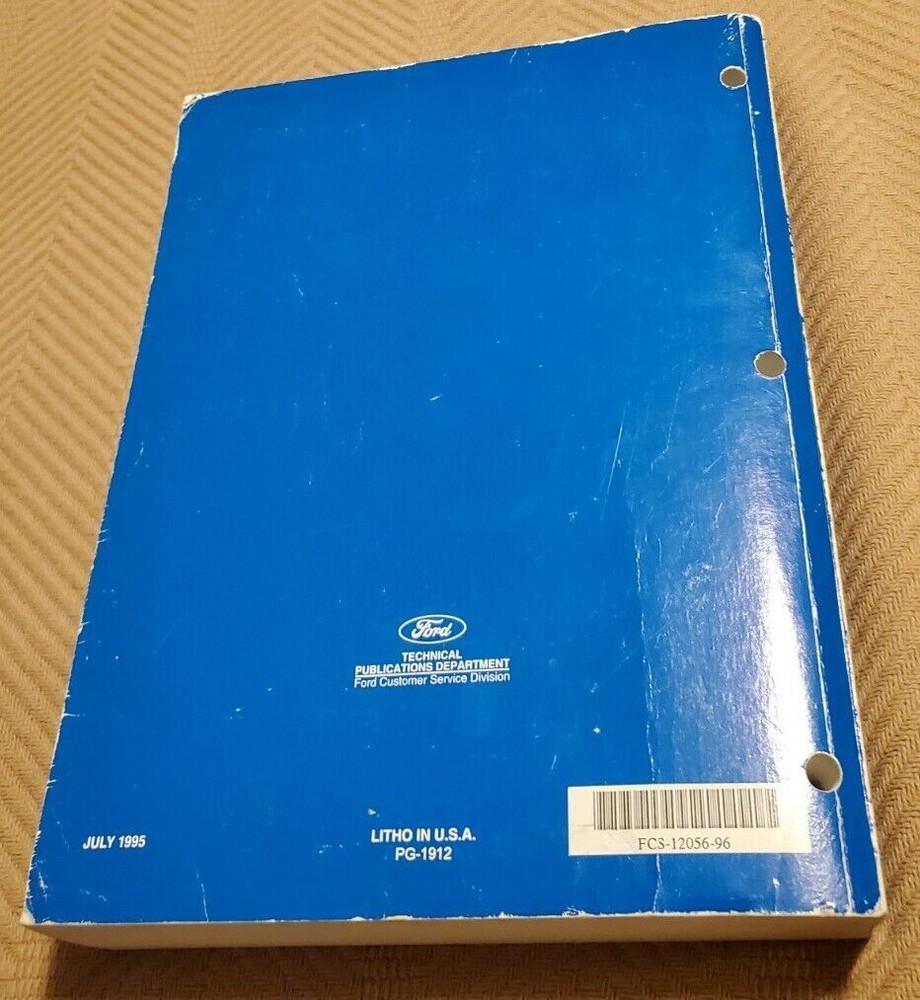 1996 Ford Cargo Van Service Manual