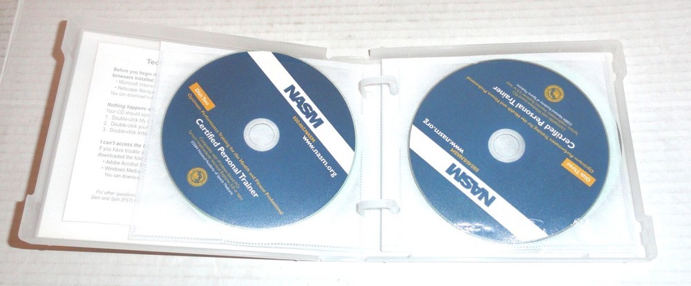 NASM Optimum Performance Training Interactive CD-ROMs 7-Disc Set for Windows PC