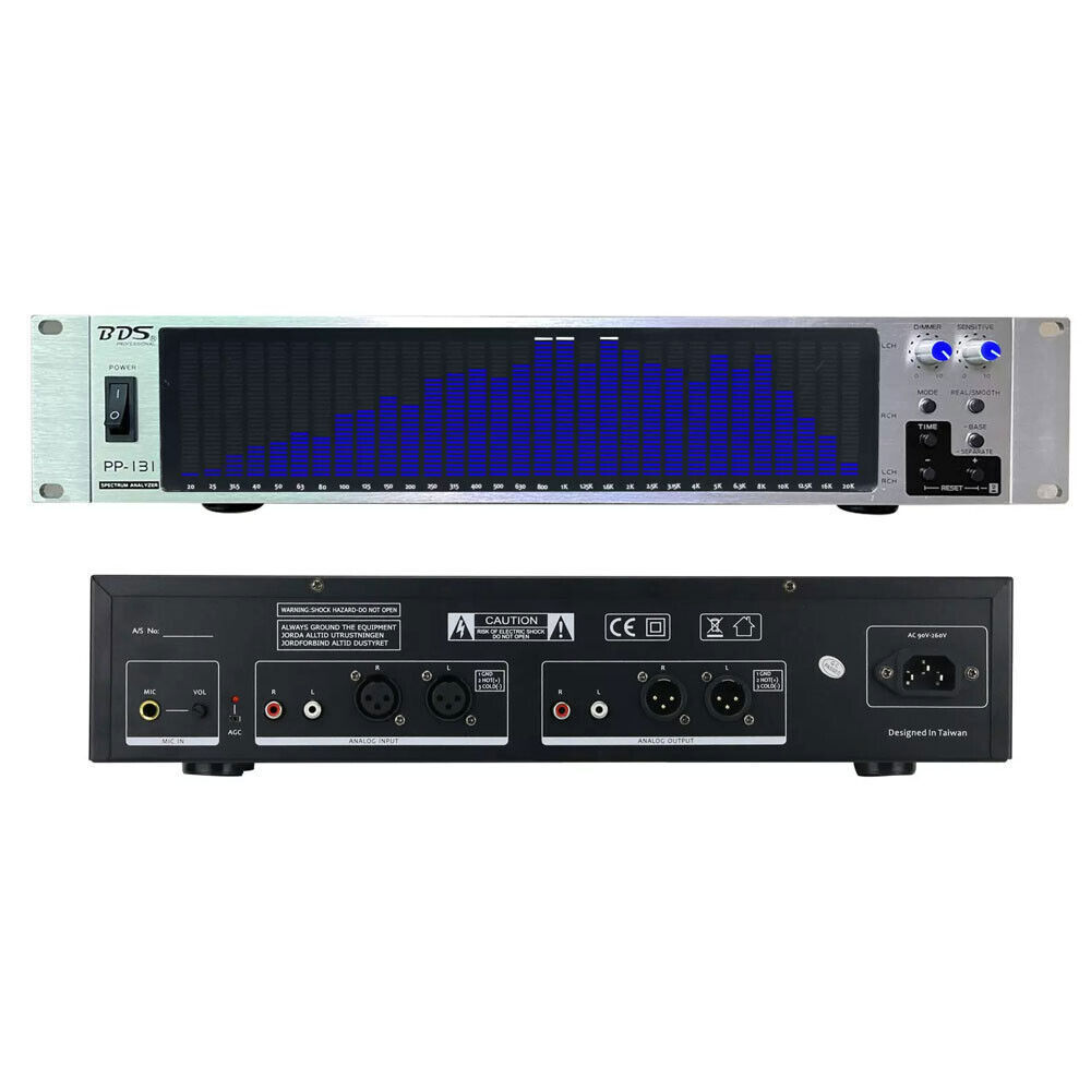 BDS PP-131 Digital Audio Spectrum Analyzer Display Indicator 2U Meter 31-Segment