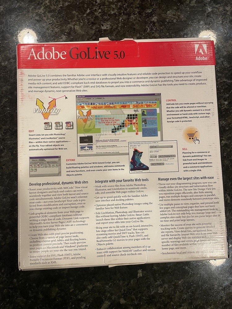 Adobe GoLive 5.0 Windows 98/NT
