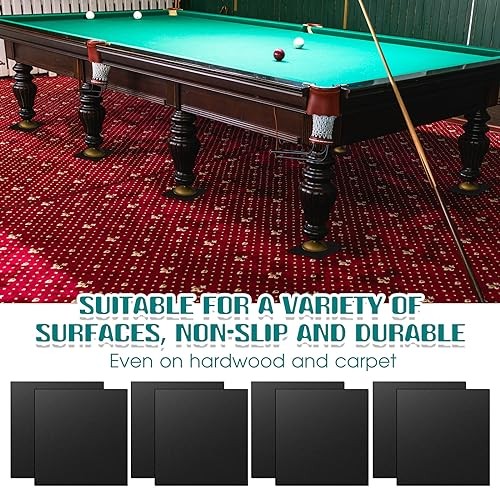 50 Pcs Billiard Pool Table Leg Shims 3" Diameter Rubber Pool Table Leveler