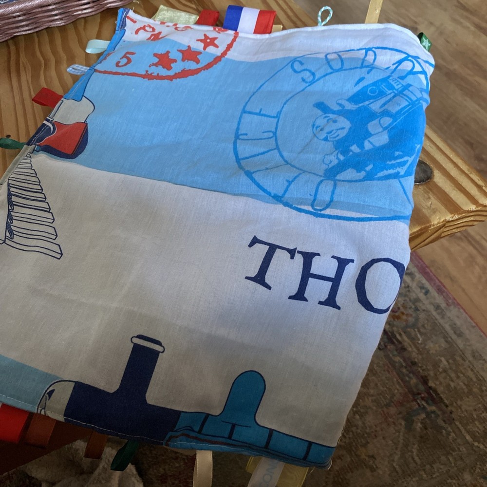 Handmade Blanket Taggie Thomas the tank engine