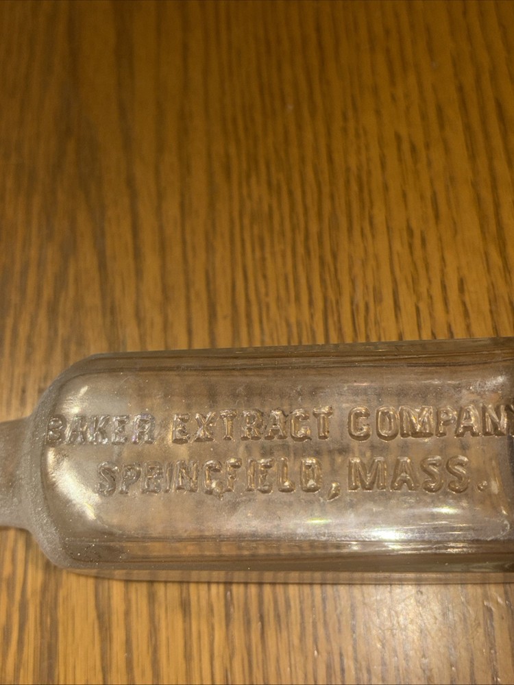 Vintage Bakers Root Beer Extract Bottle