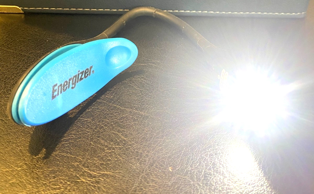 Energizer Clip on Reading Light - Battery Operated LED
