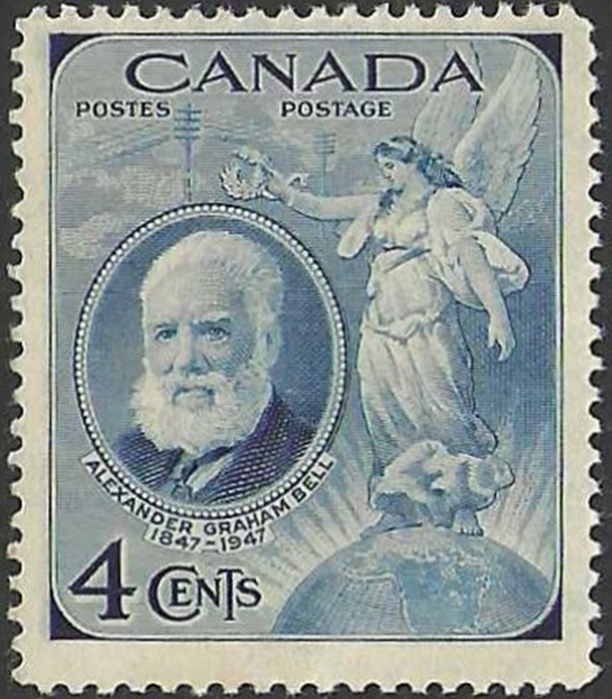 🍁Canada    #274   "ALEXANDER GRAHAM BELL"    Excellent Mint  1947 Issue   (B)