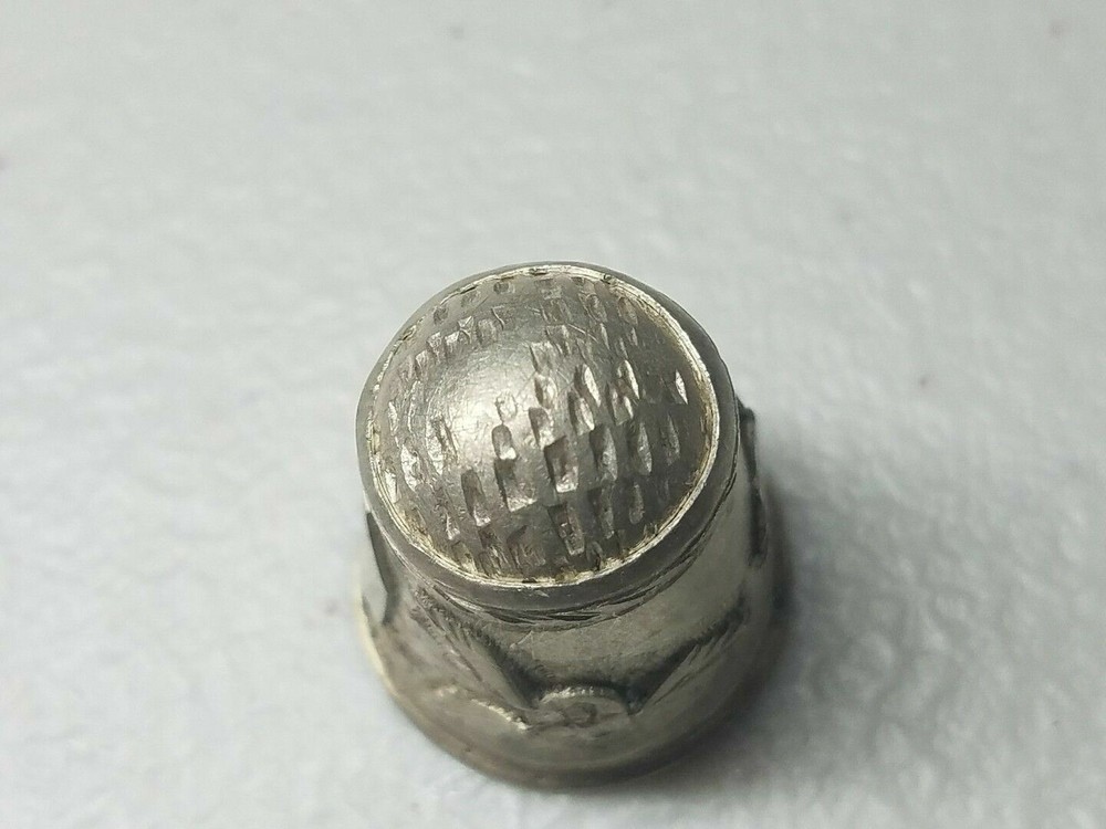 Antique Sterling Silver Thimble * Circa 1900