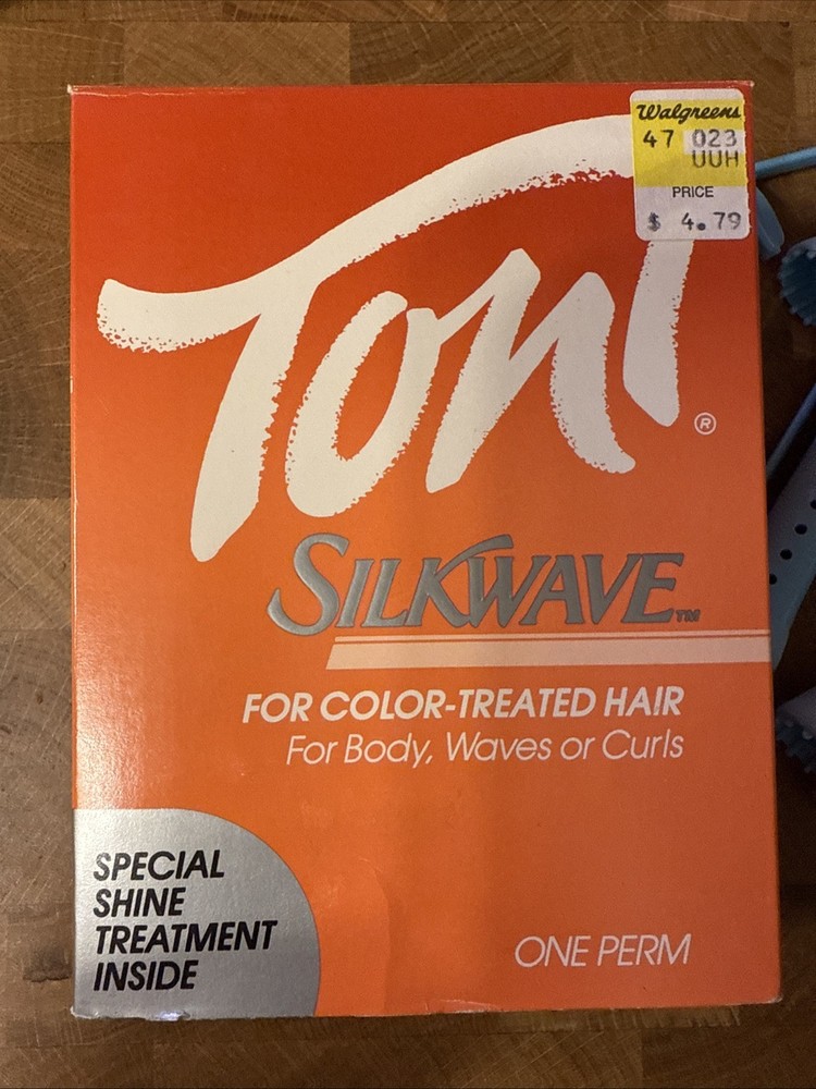 *VTG* 1986 Toni Silkwave One Perm Rollers *open Box, Rollers Only *
