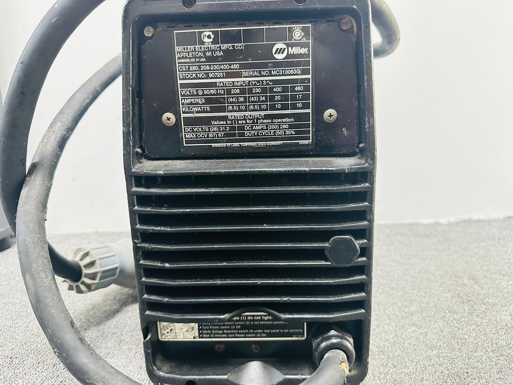 Miller CST 280 Welder - Professional Performance - Compact, Powerful, & Clean