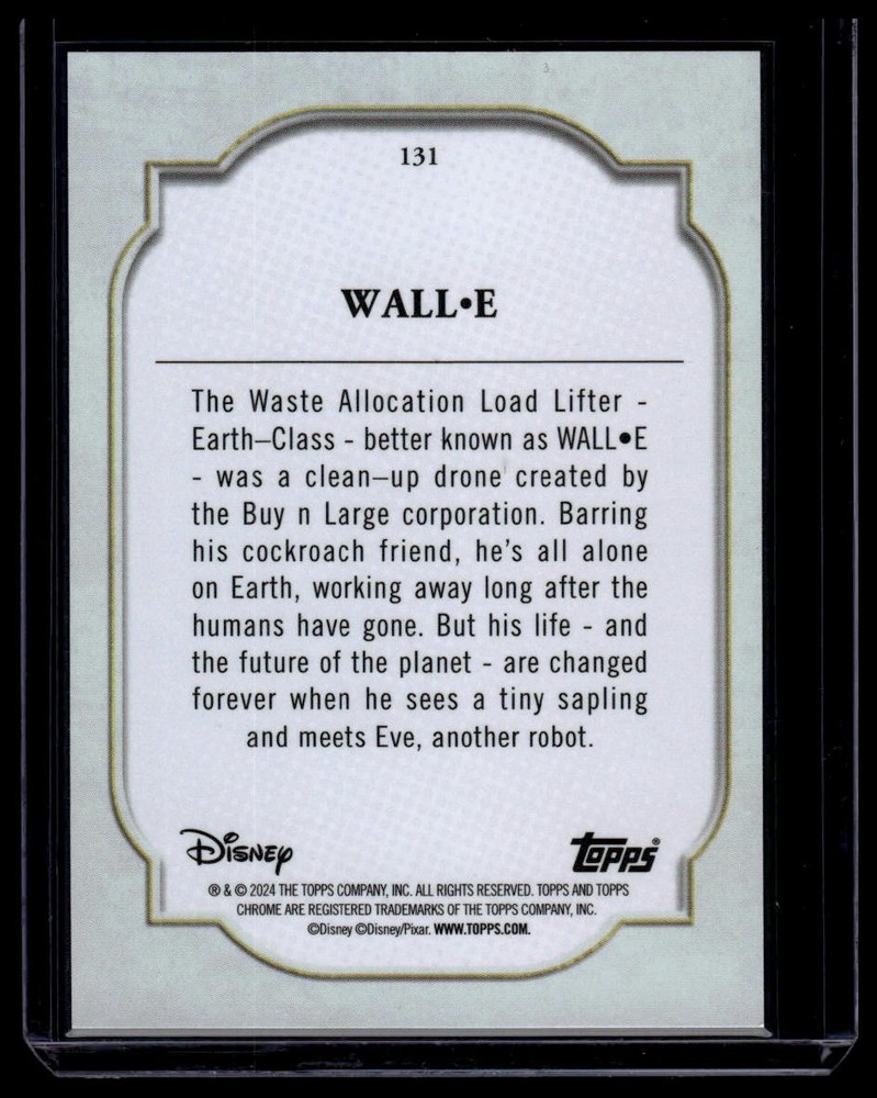 2024 Topps Chrome Disney #131 WALL-E