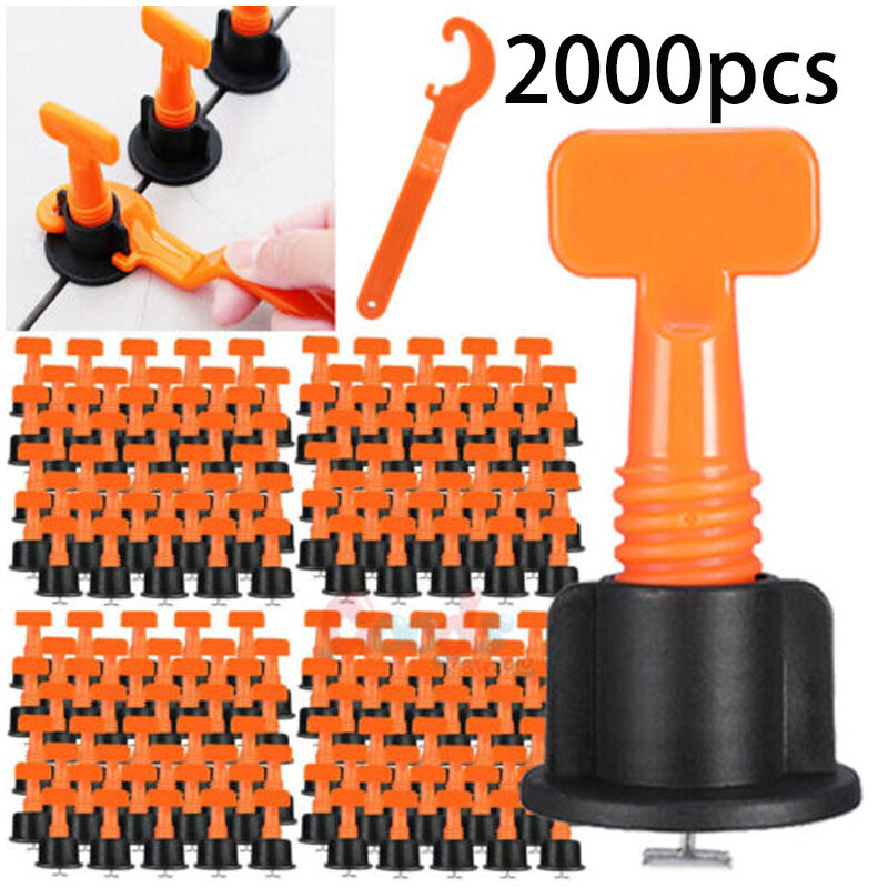 Reusable Anti-Lippage Tile Leveling System Positioning T-lock Floor Tool 2000X