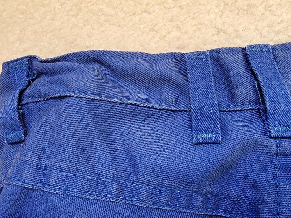 Bulwark Protective Apparel Flame Resistant Work Pants Blue 28-37U