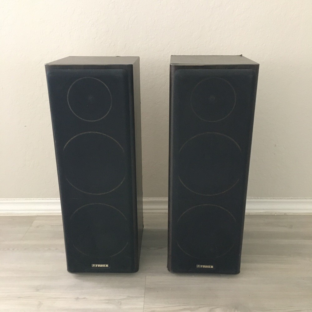 Vintage Fisher 2 Way Speaker System D2 - Untested