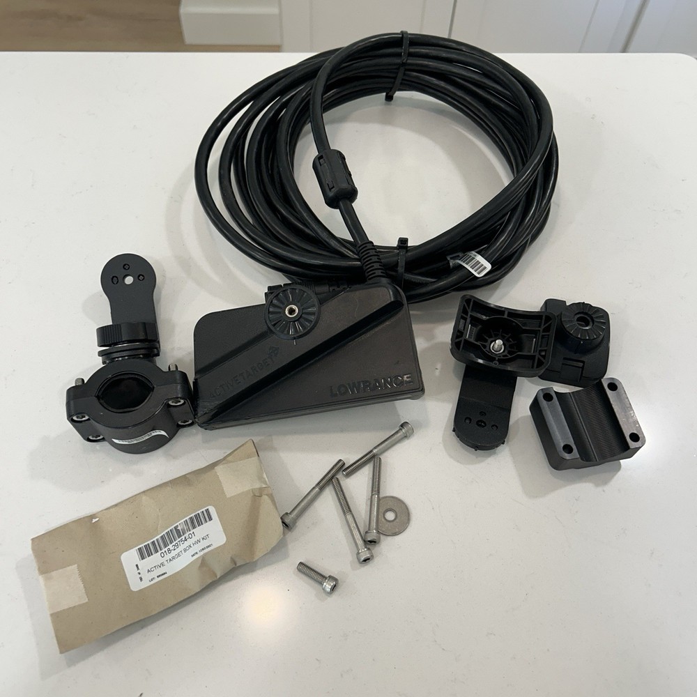 Lowrance Active Target 1 Sonar System with Transducer And Modules And Cables