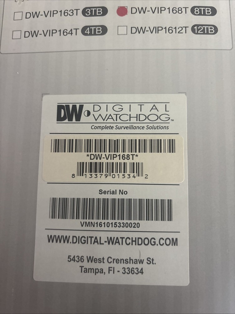 Vmax Ip DW-VIP168T