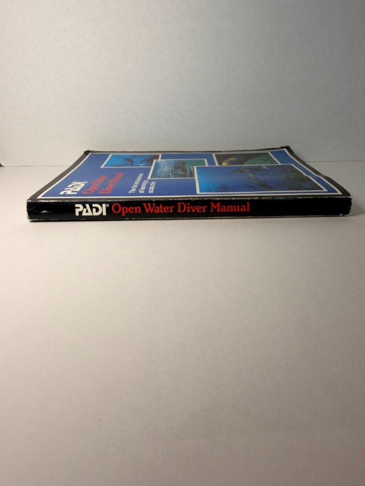 PADI Open Water Diver Manual Scuba Diving Certification Training Guide Book