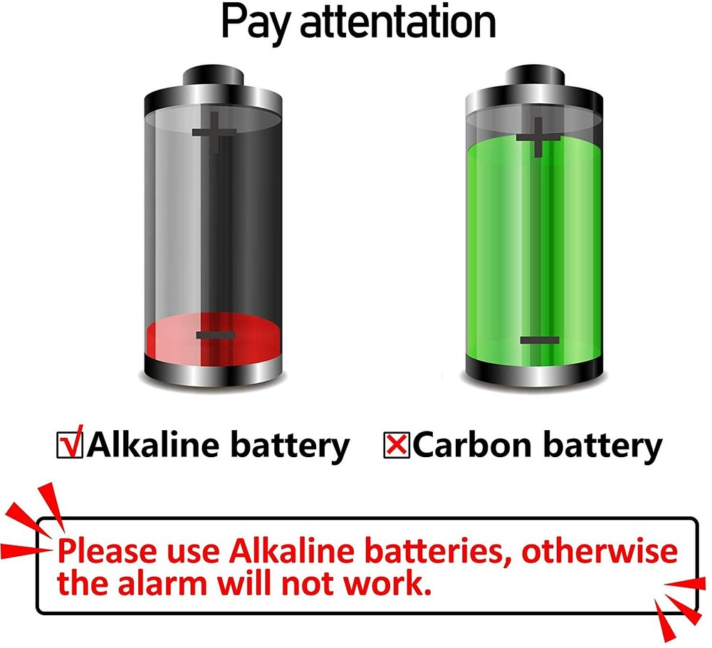 Keyless Alarm 7 Sensitivity Adjust Window Door Extra Security Vibration Trigger