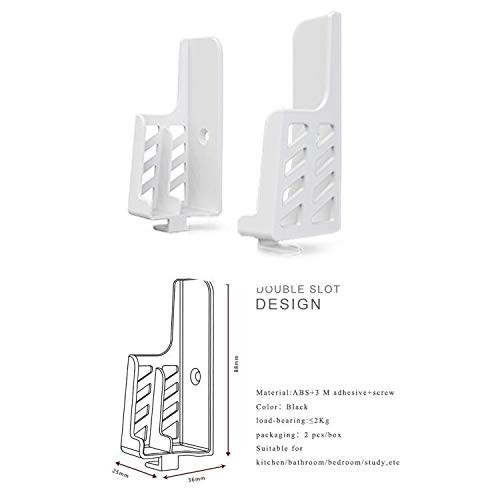 Adhesive Rack Wall Mount Universal Dock for Tablet Smartphone eReader Remote ...