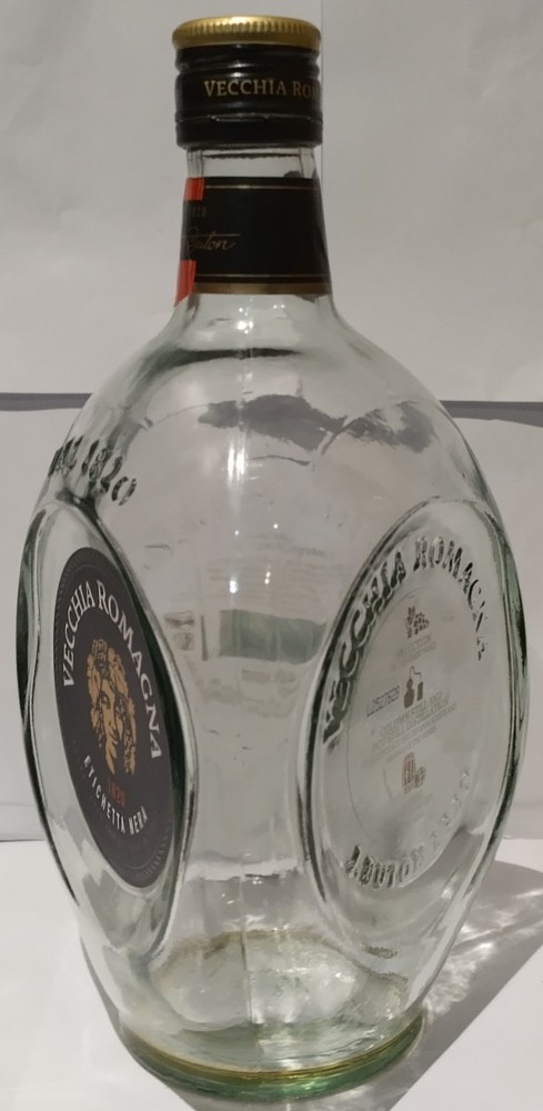 Jean Buton, Vecchia Romagna 100cl Empty Bottle