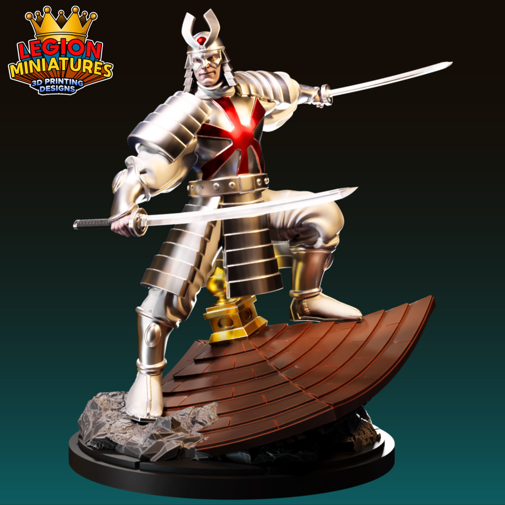 Silver Samurai Sculpture Statue Model Kit Marvel  X-men Unpainted/Unassembled