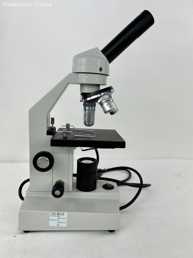 Home Science Tools MI-4100 STD Monocular Microscope - TURNS ON
