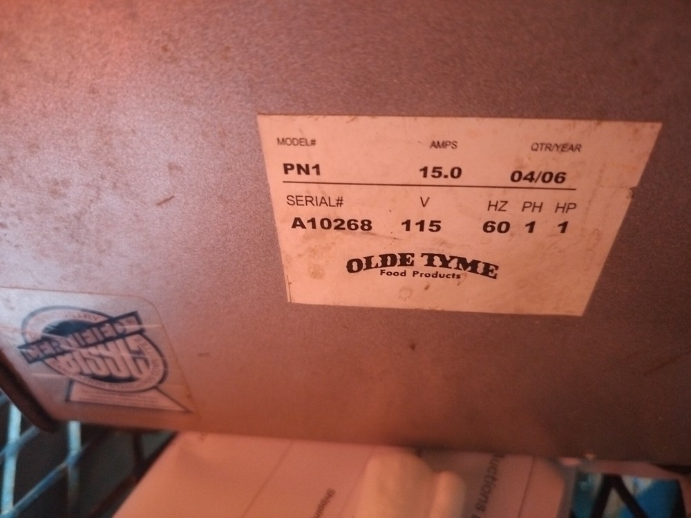 Old Tyme Pn1 Nut Grinder Base