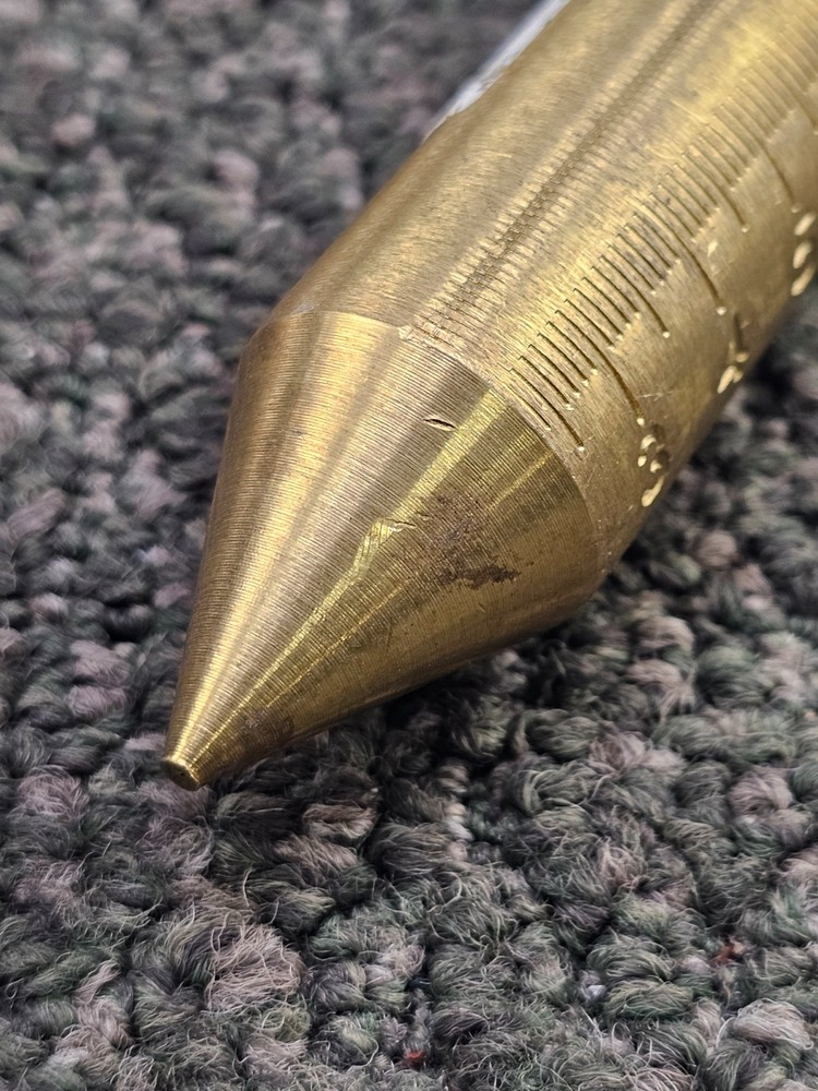 Lufkin 590GM Solid Brass Plumb Bob/ Tapered Point Tip