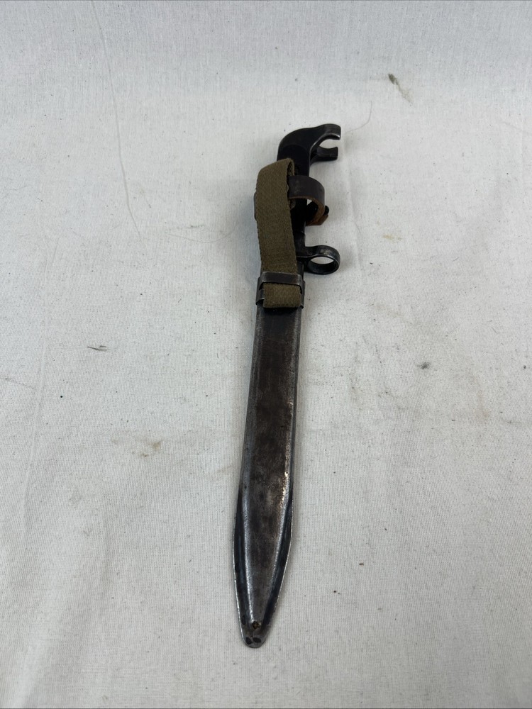 EARLY TYPE EAST GERMAN BAYONET WITH SCABBARD