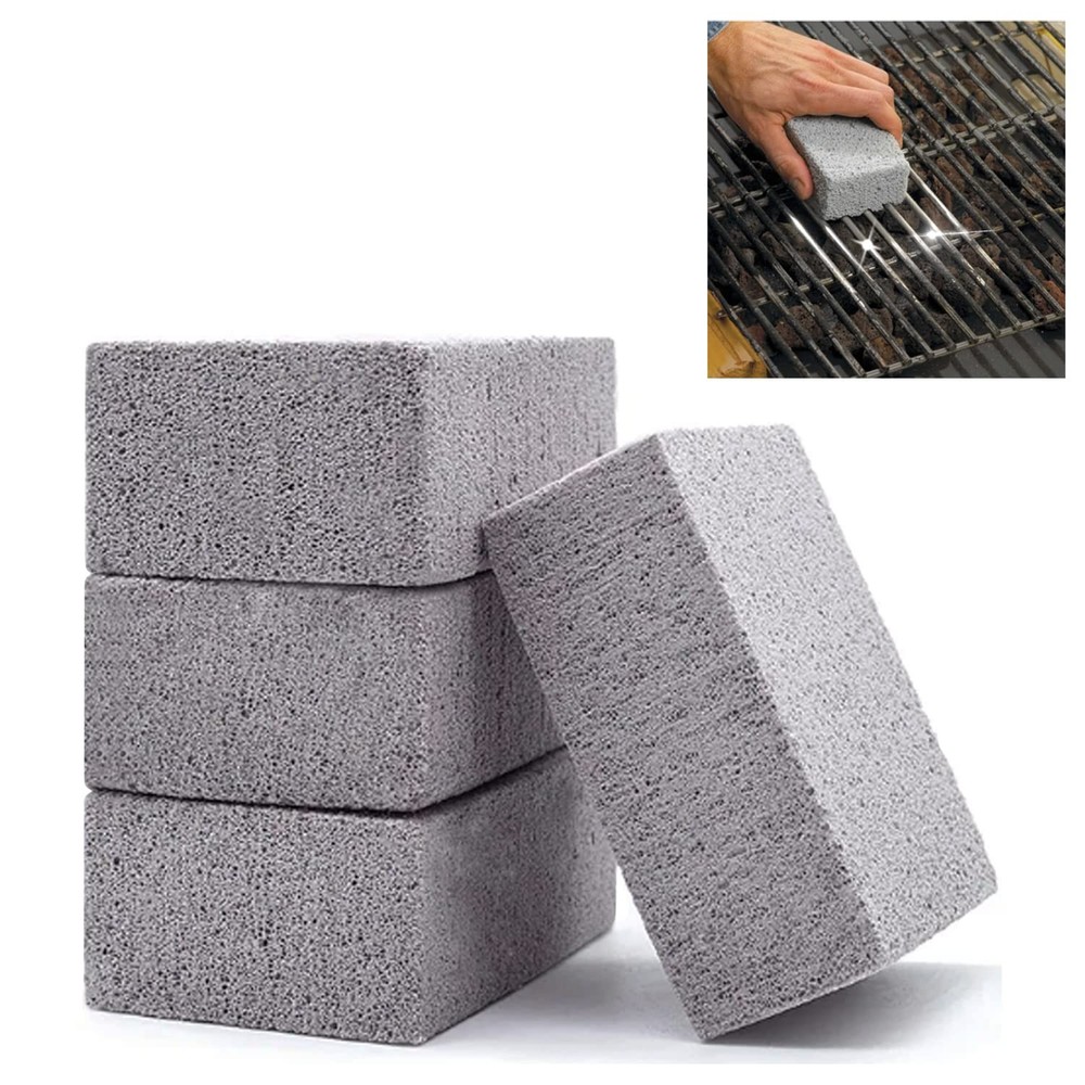 KAYCROWN Grill Griddle Cleaning Brick Block, Gray