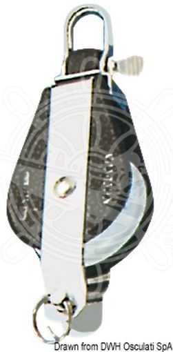 Viadana Single block with becket fixed or swivel head B